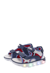 Sandali con strappi Blu Chicco