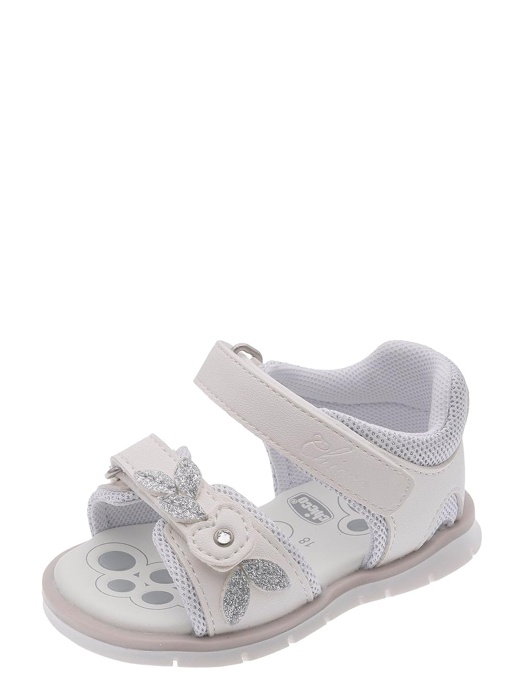 Sandali con strappi Bianco Chicco