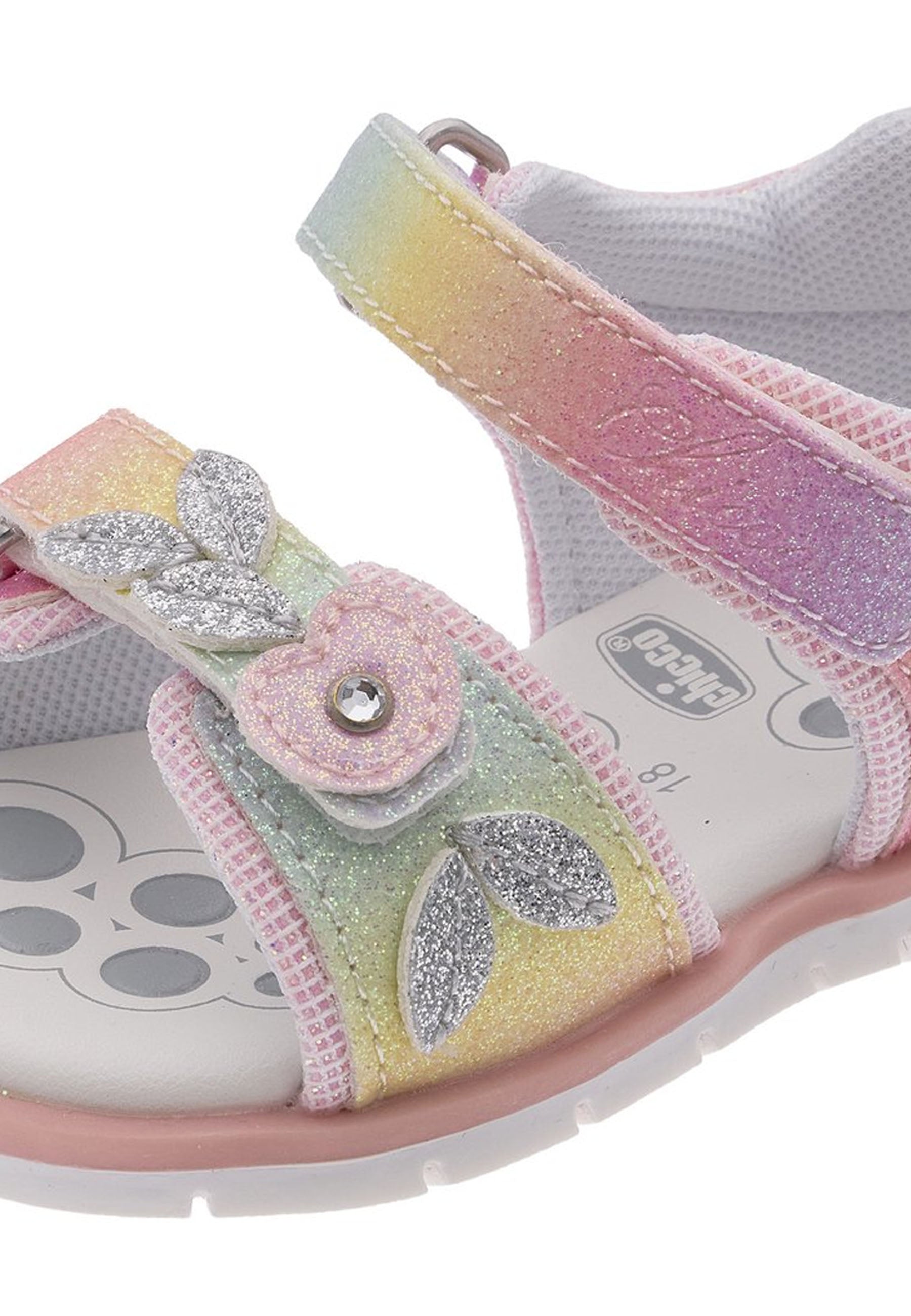 Sandali con strappi Rosa Chicco