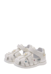Sandali con strappi Bianco Chicco