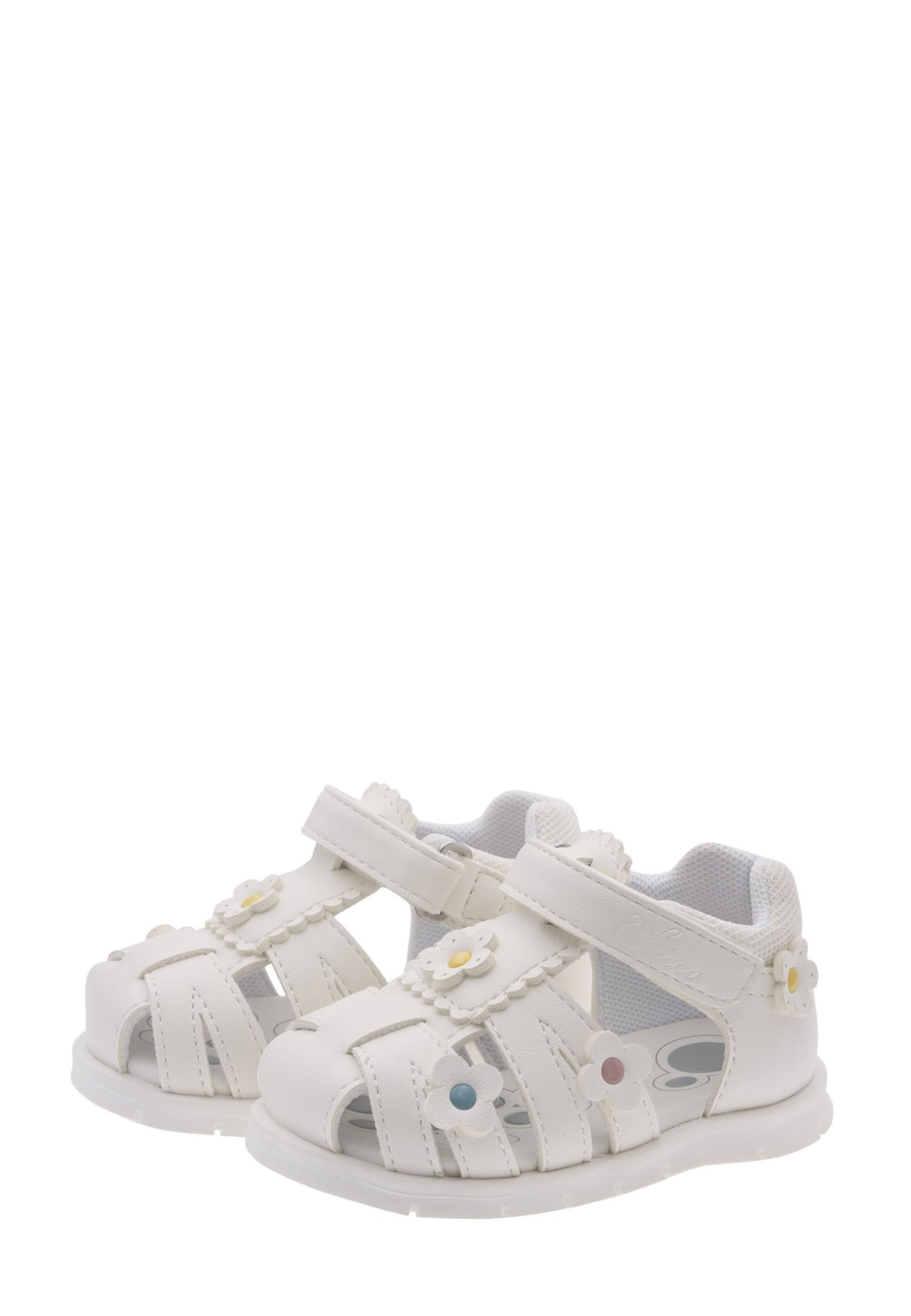 Sandali con strappi Bianco Chicco