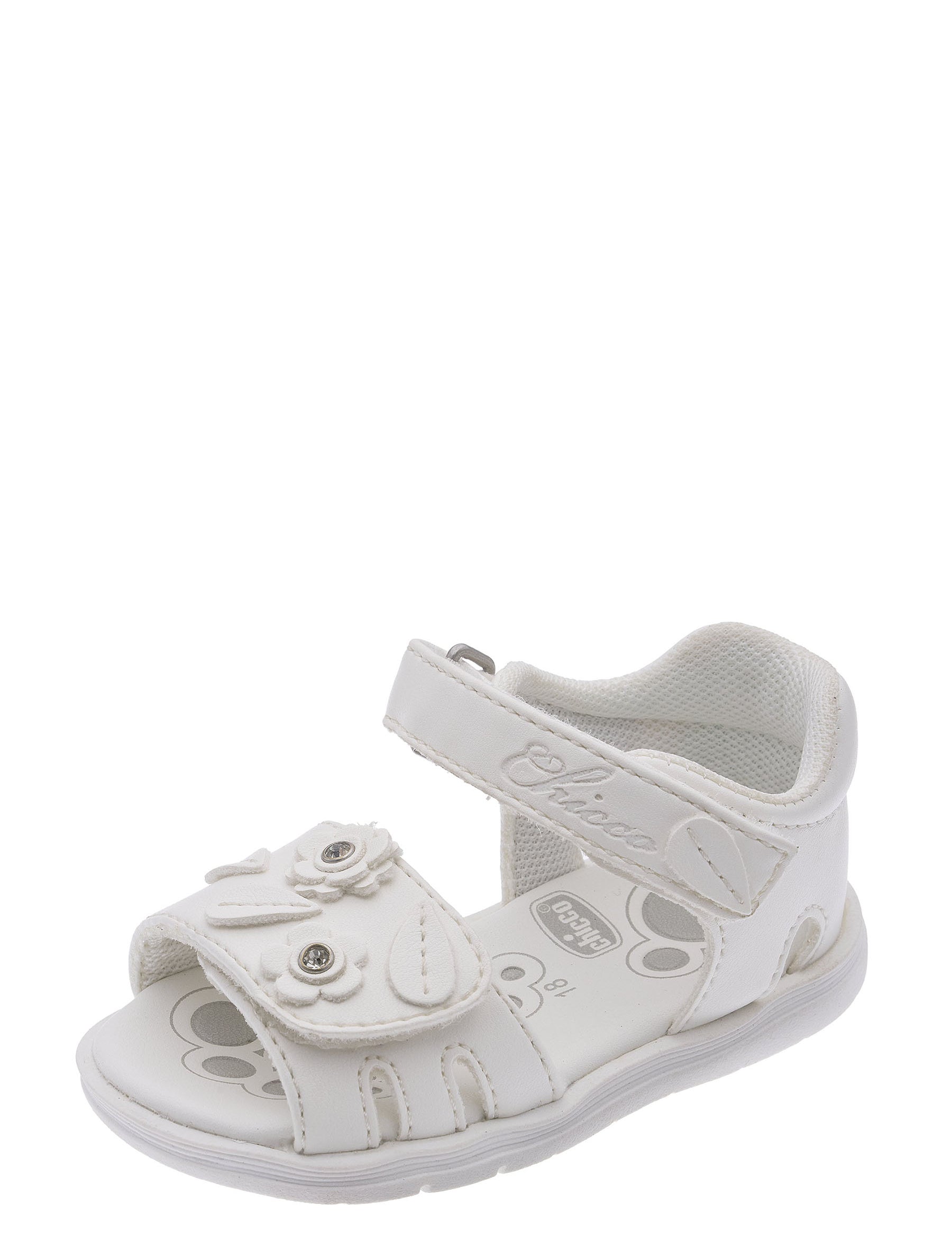 Sandali con strappi Bianco Chicco