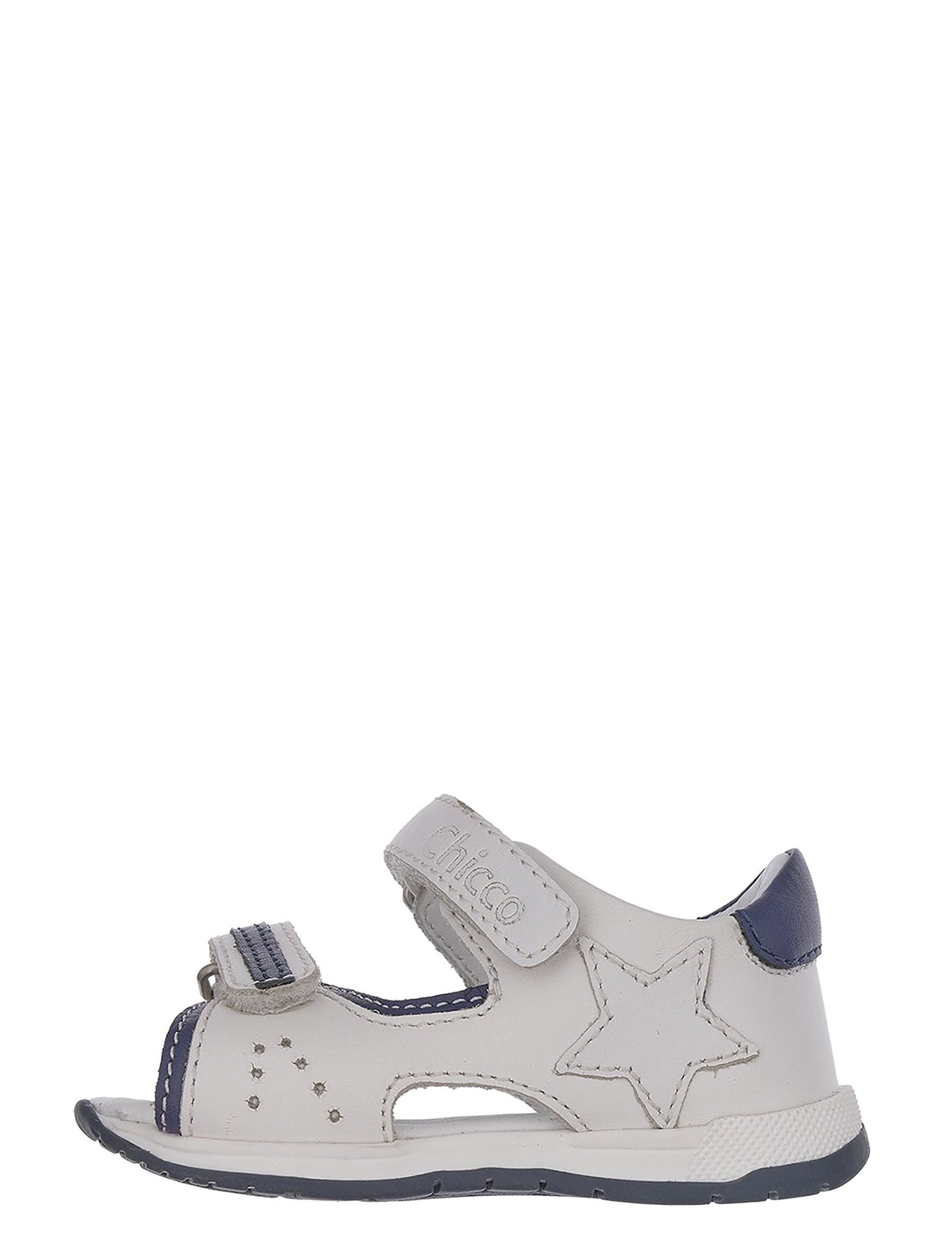 Sandali con strappi Bianco Chicco