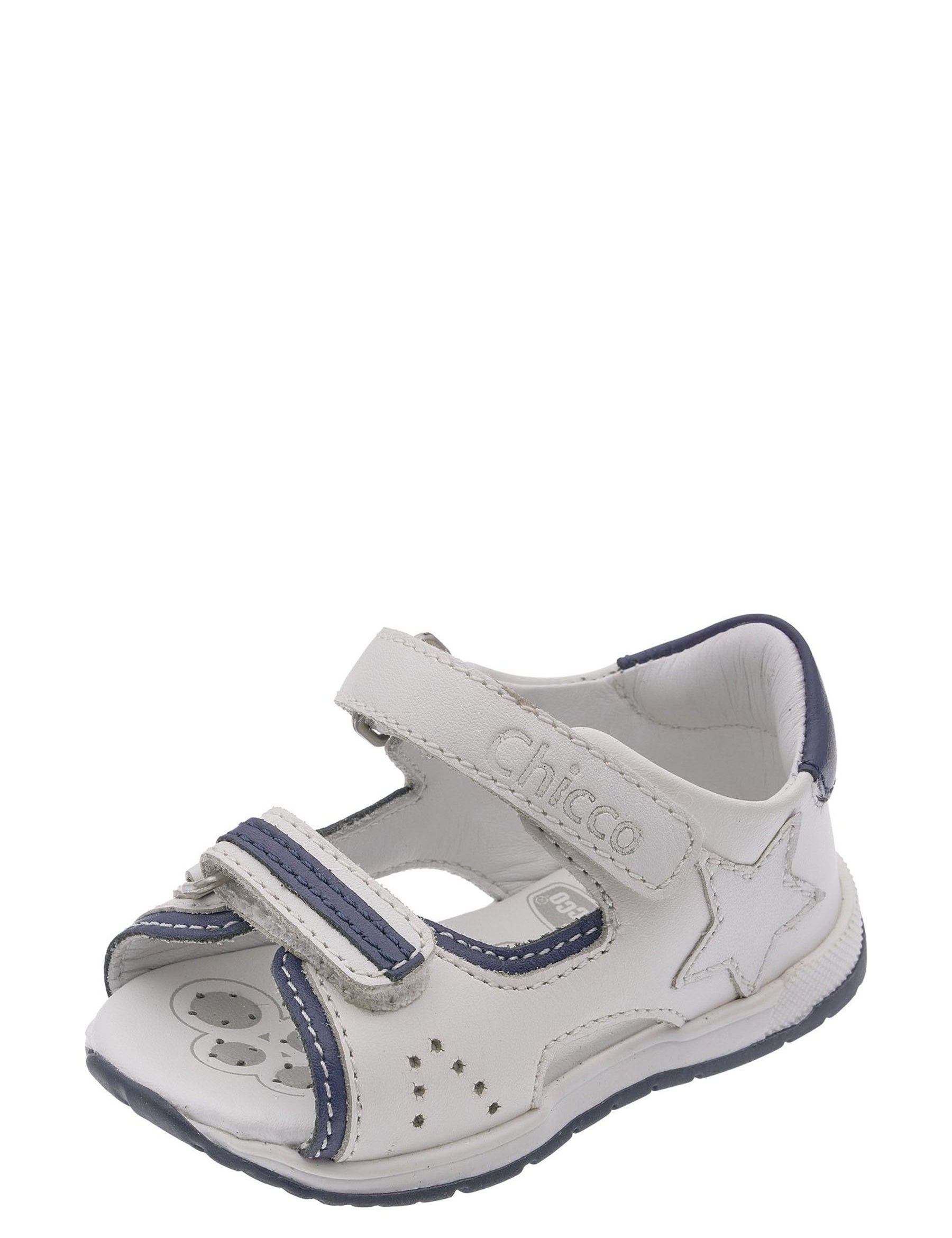 Sandali con strappi Bianco Chicco
