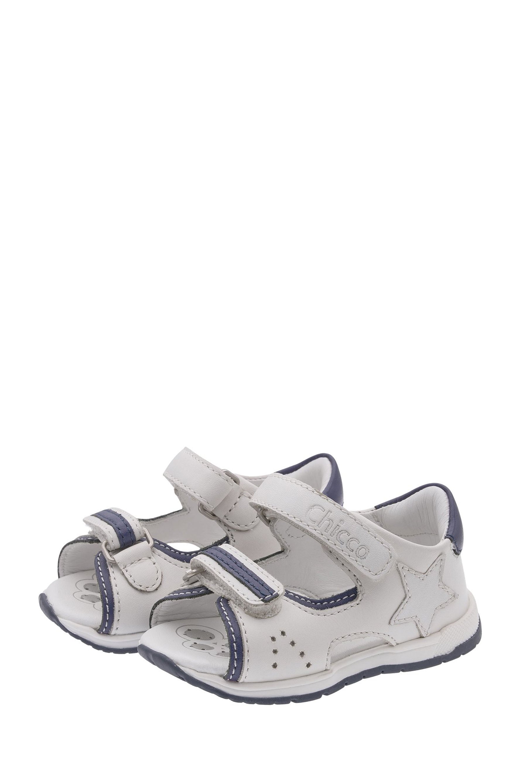 Sandali con strappi Bianco Chicco