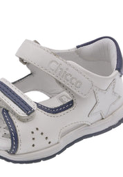 Sandali con strappi Bianco Chicco