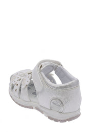 Sandali con strappi Argentato Chicco