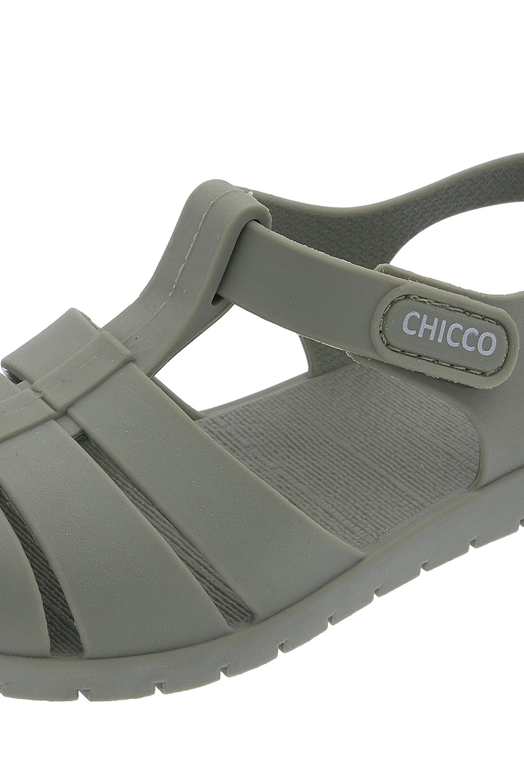 Sandali con strappi Verde Chicco
