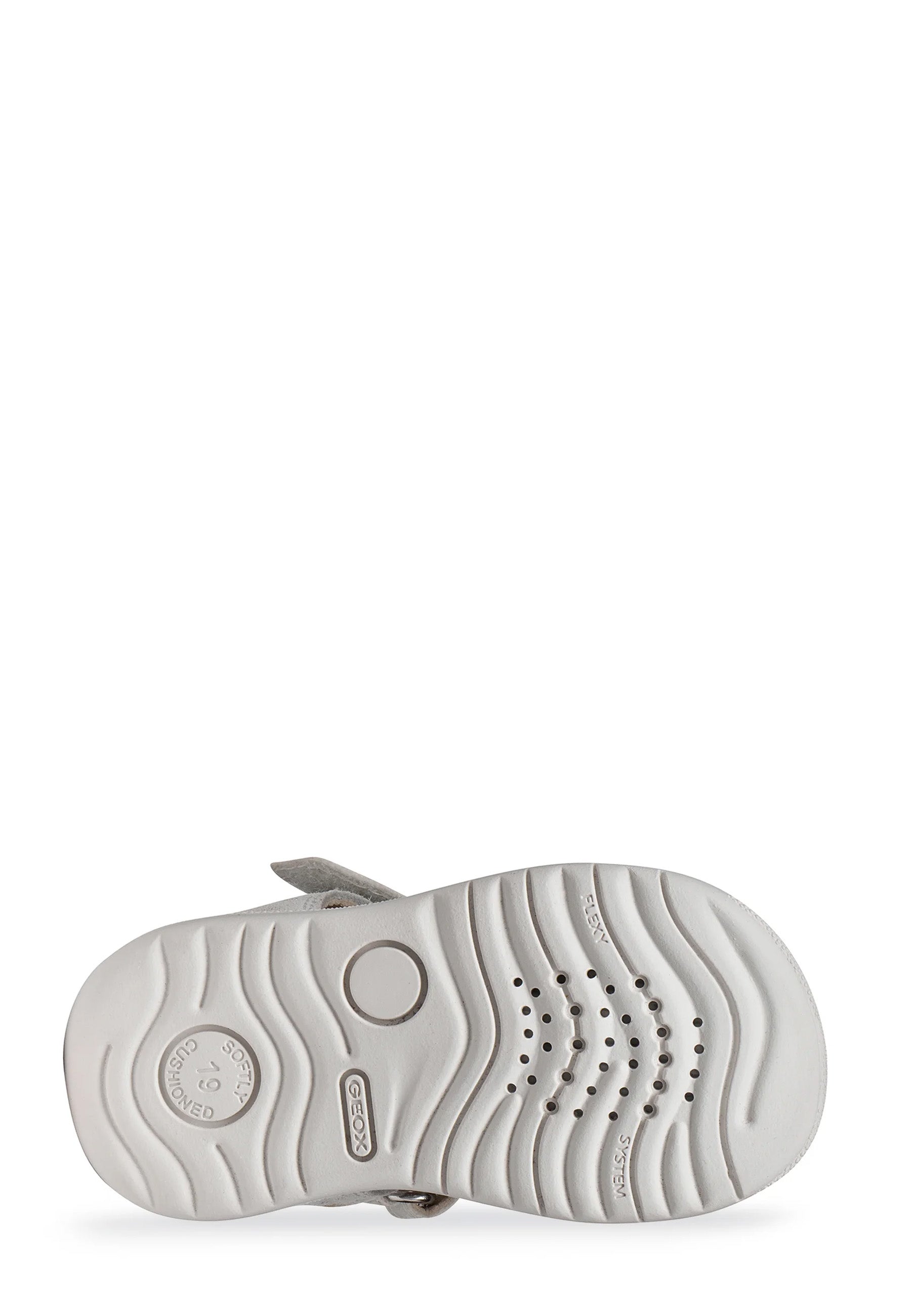 Sandali con strappi Argento Geox