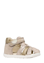Sandali con strappi Beige Geox