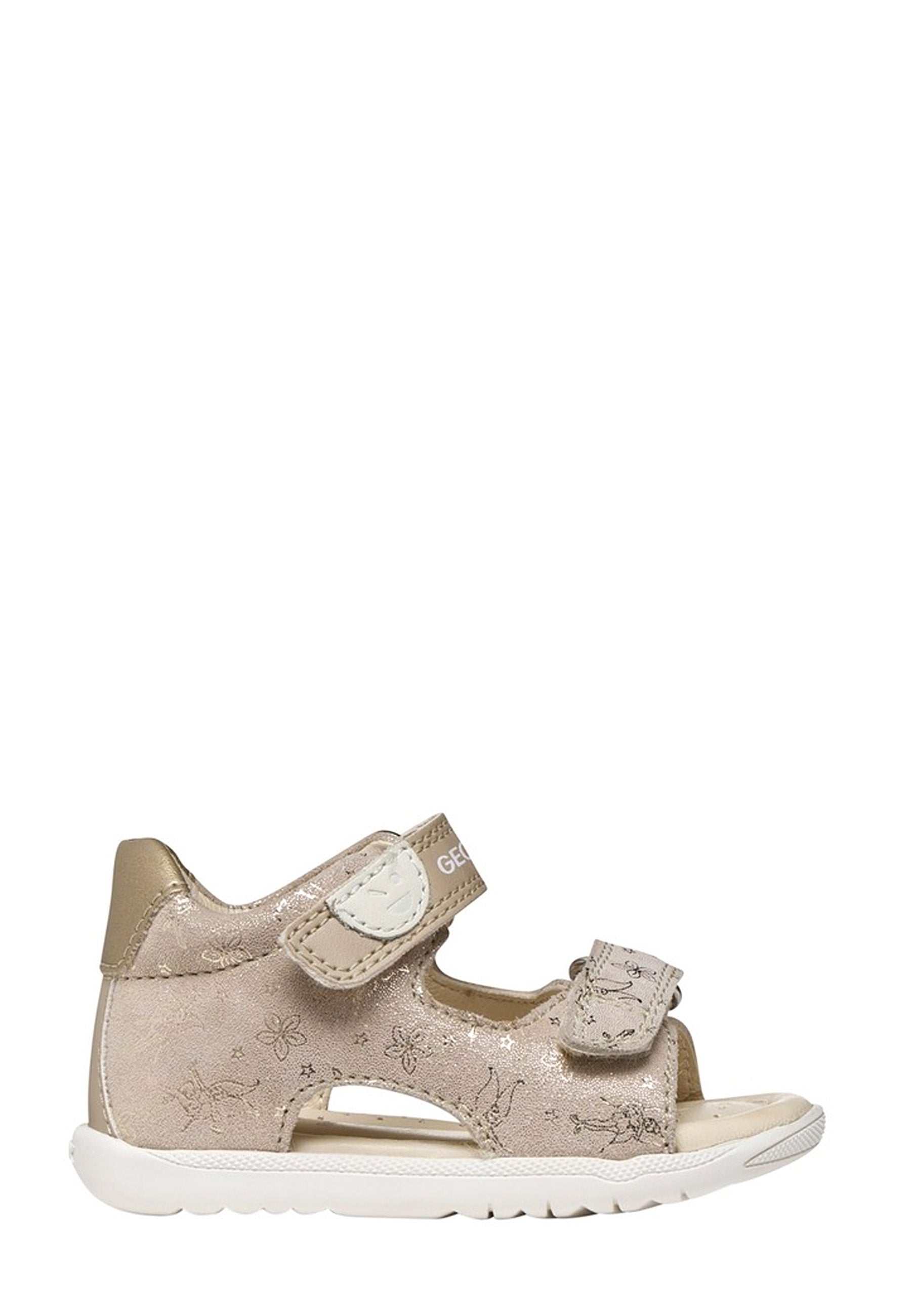 Sandali con strappi Beige Geox