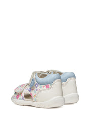 Sandali con strappi Bianco Geox