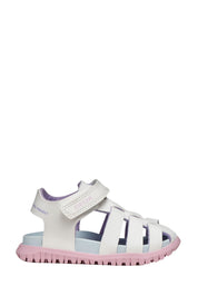 Sandali con strappi Bianco Geox