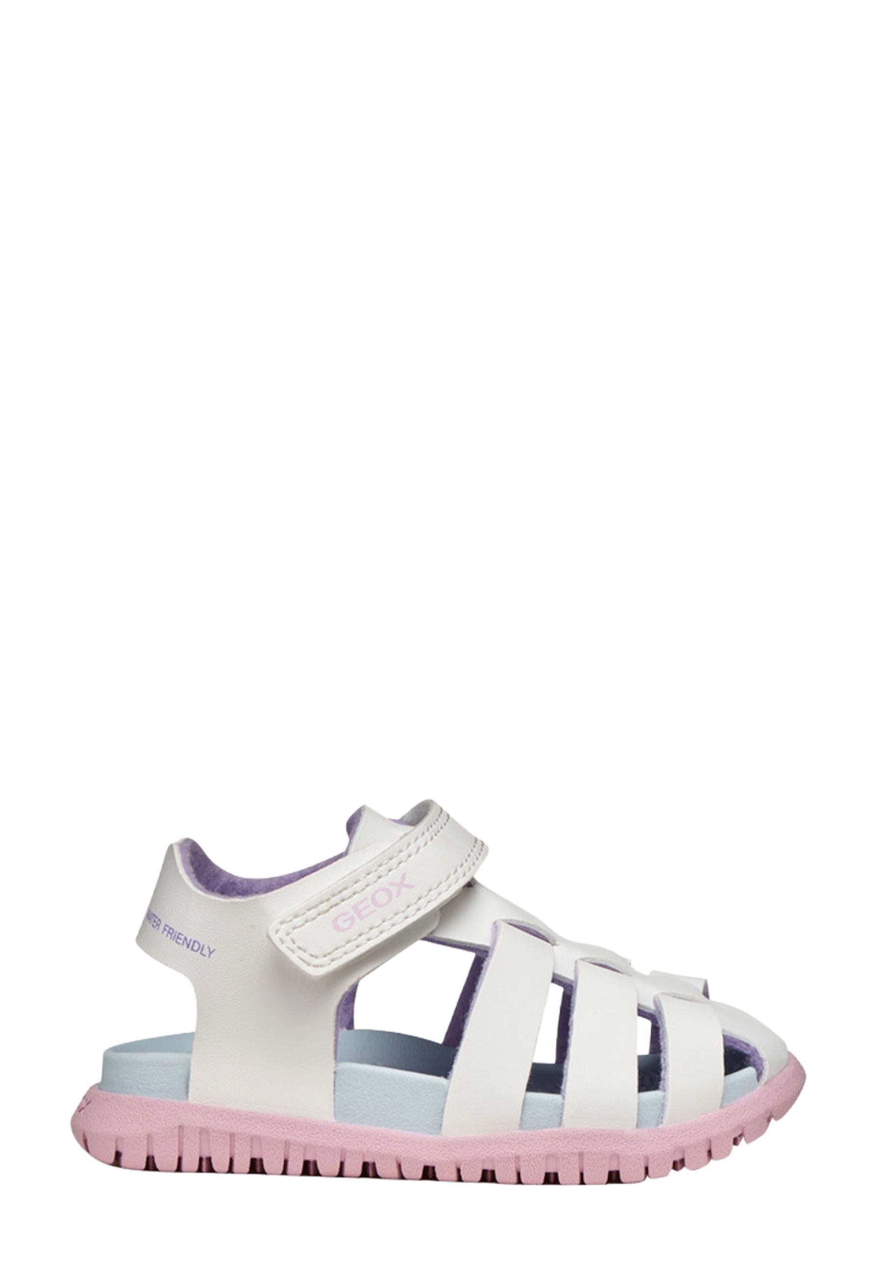 Sandali con strappi Bianco Geox
