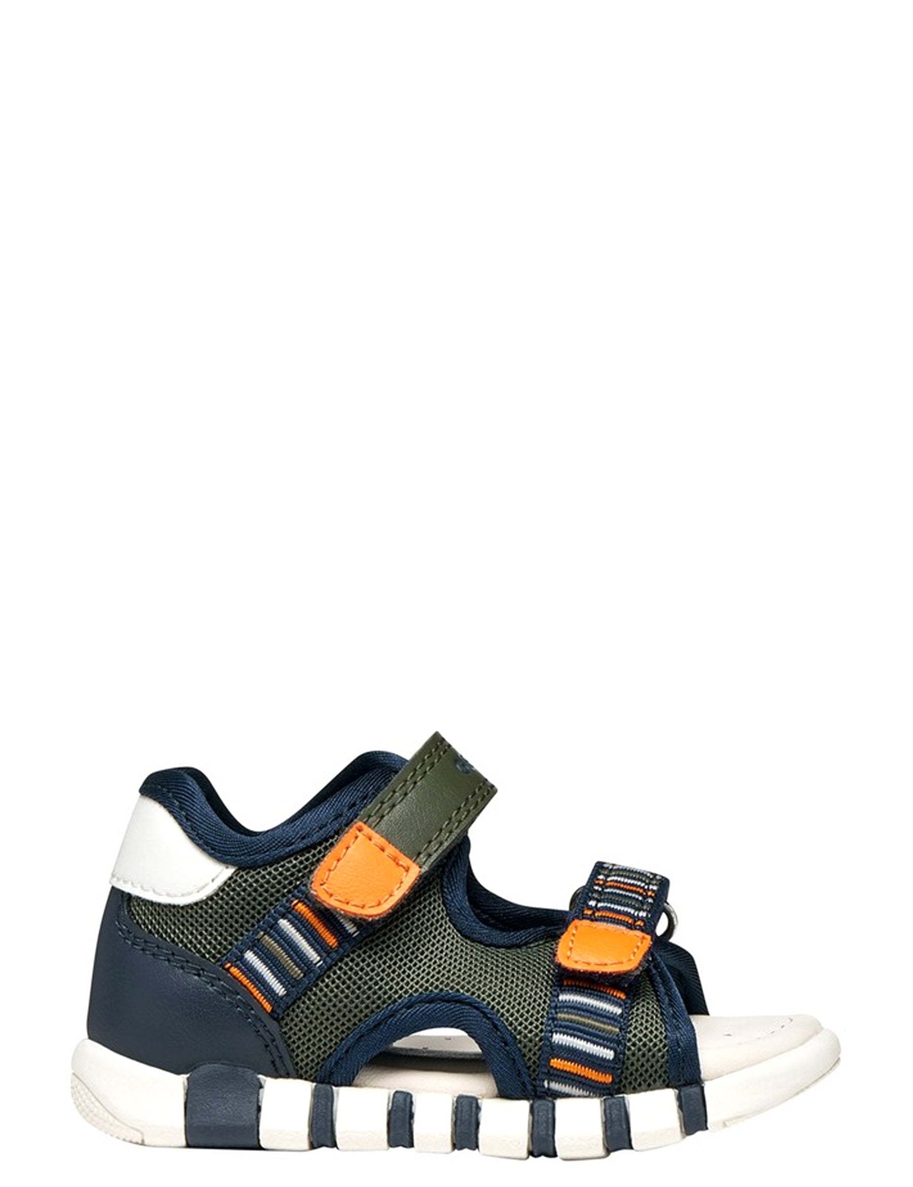 Sandali con strappi Verde Geox