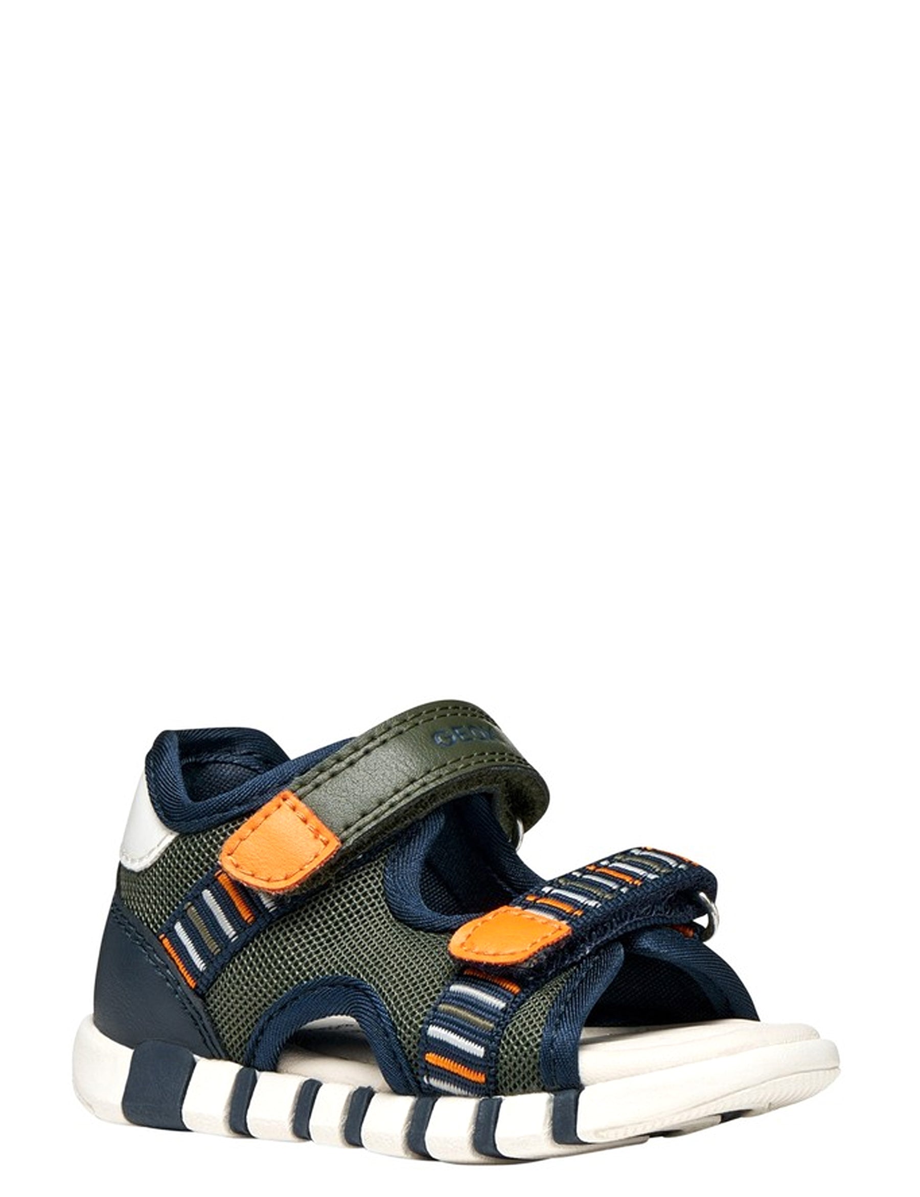 Sandali con strappi Verde Geox