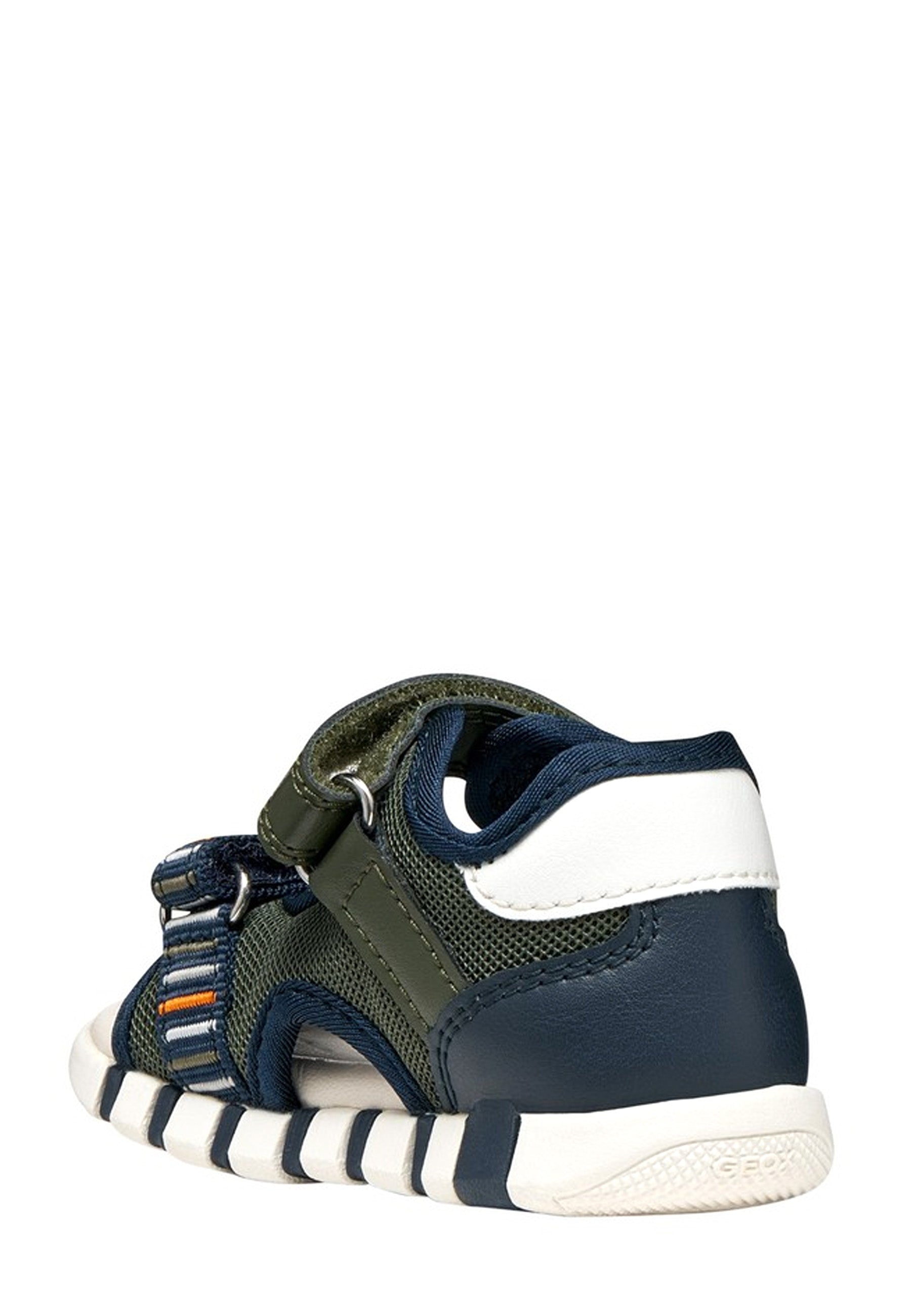 Sandali con strappi Verde Geox