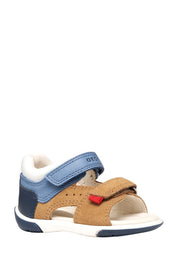 Sandali con strappi Marrone Geox