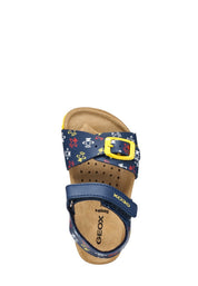 Sandali con strappi Blu Geox