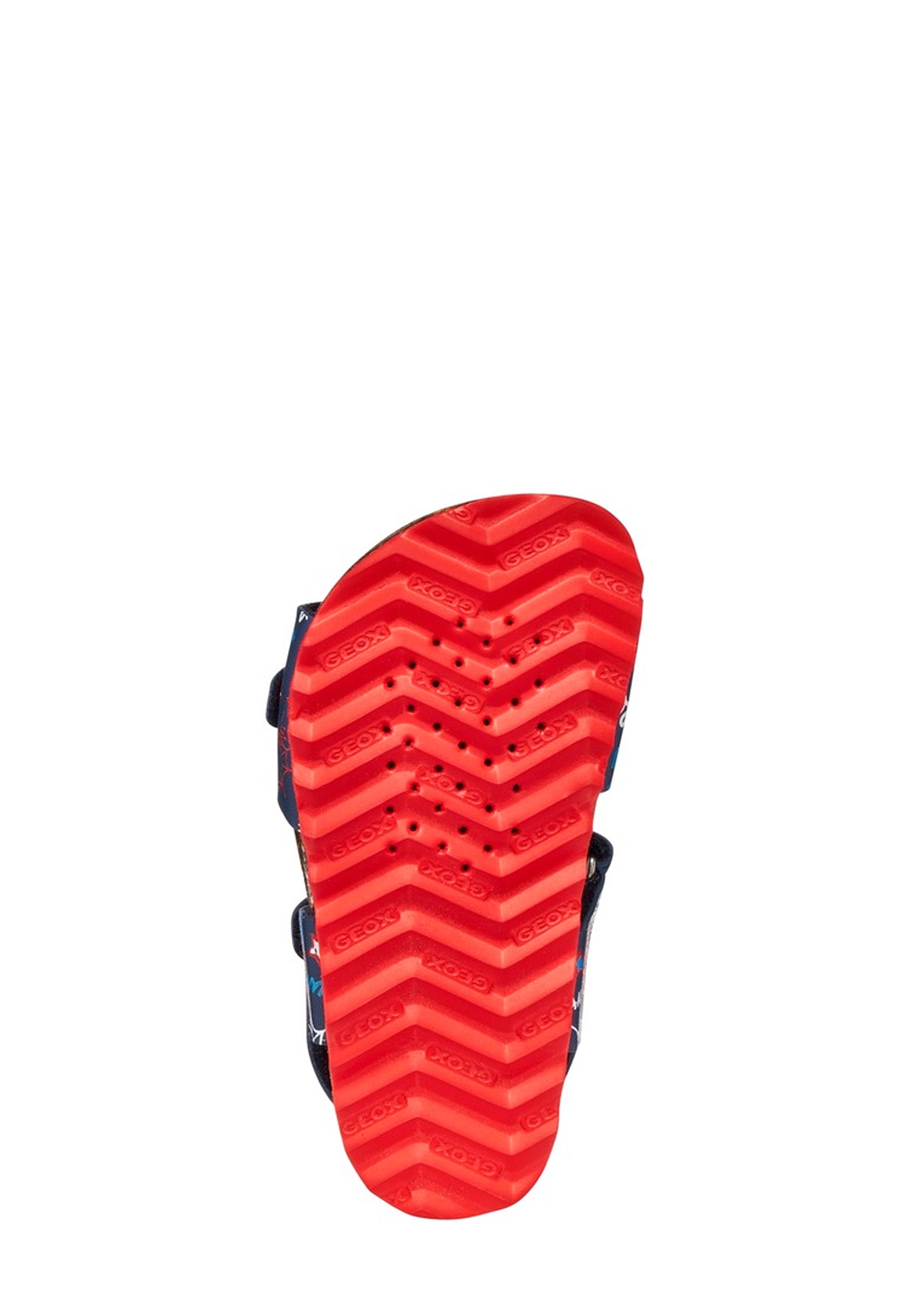 Sandali con strappi Blu Geox