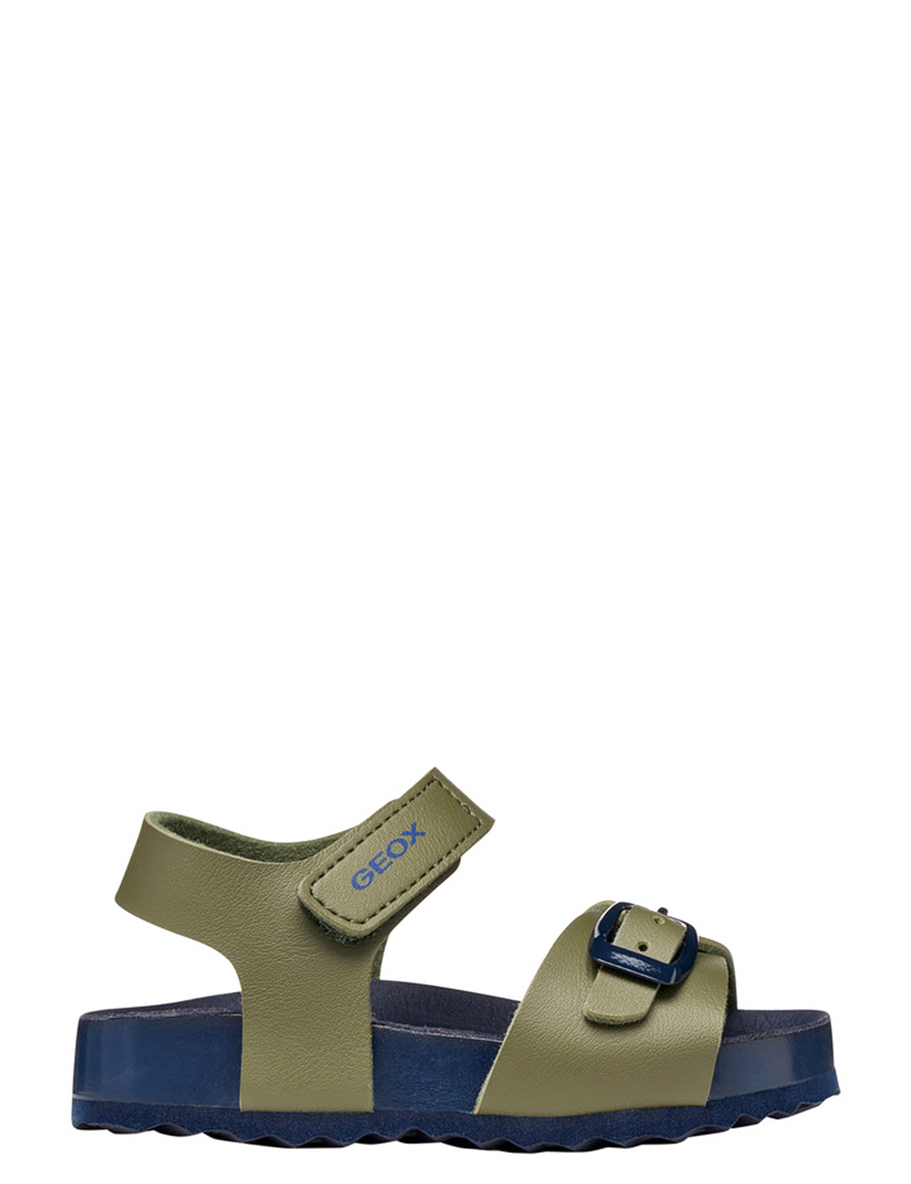 Sandali con strappi Verde Geox