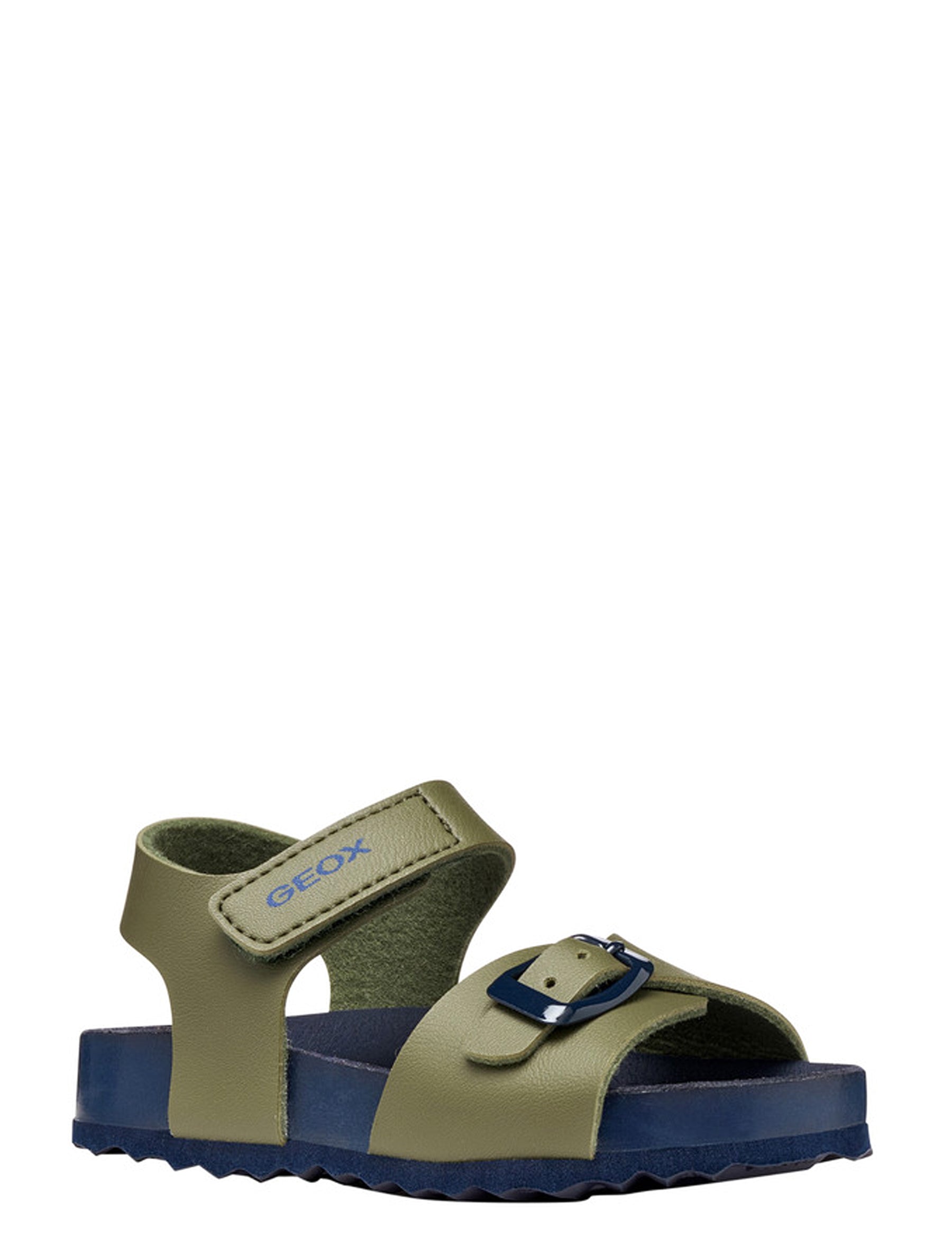 Sandali con strappi Verde Geox