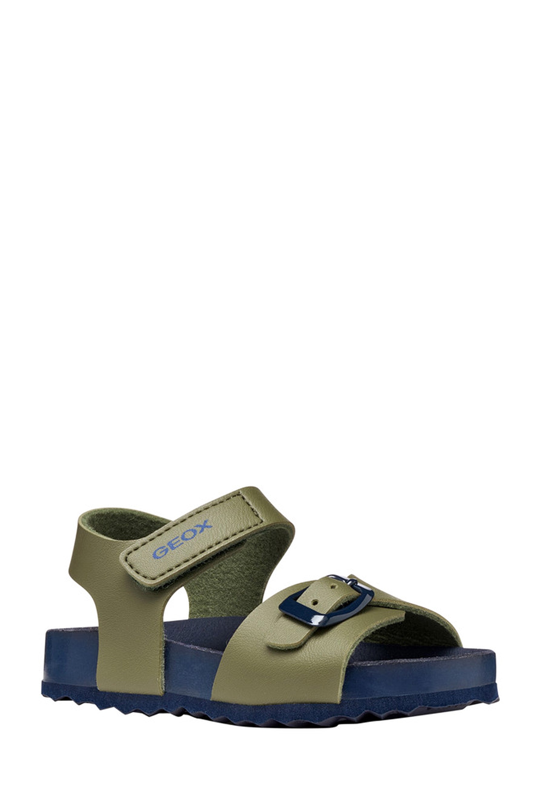 Sandali con strappi Verde Geox