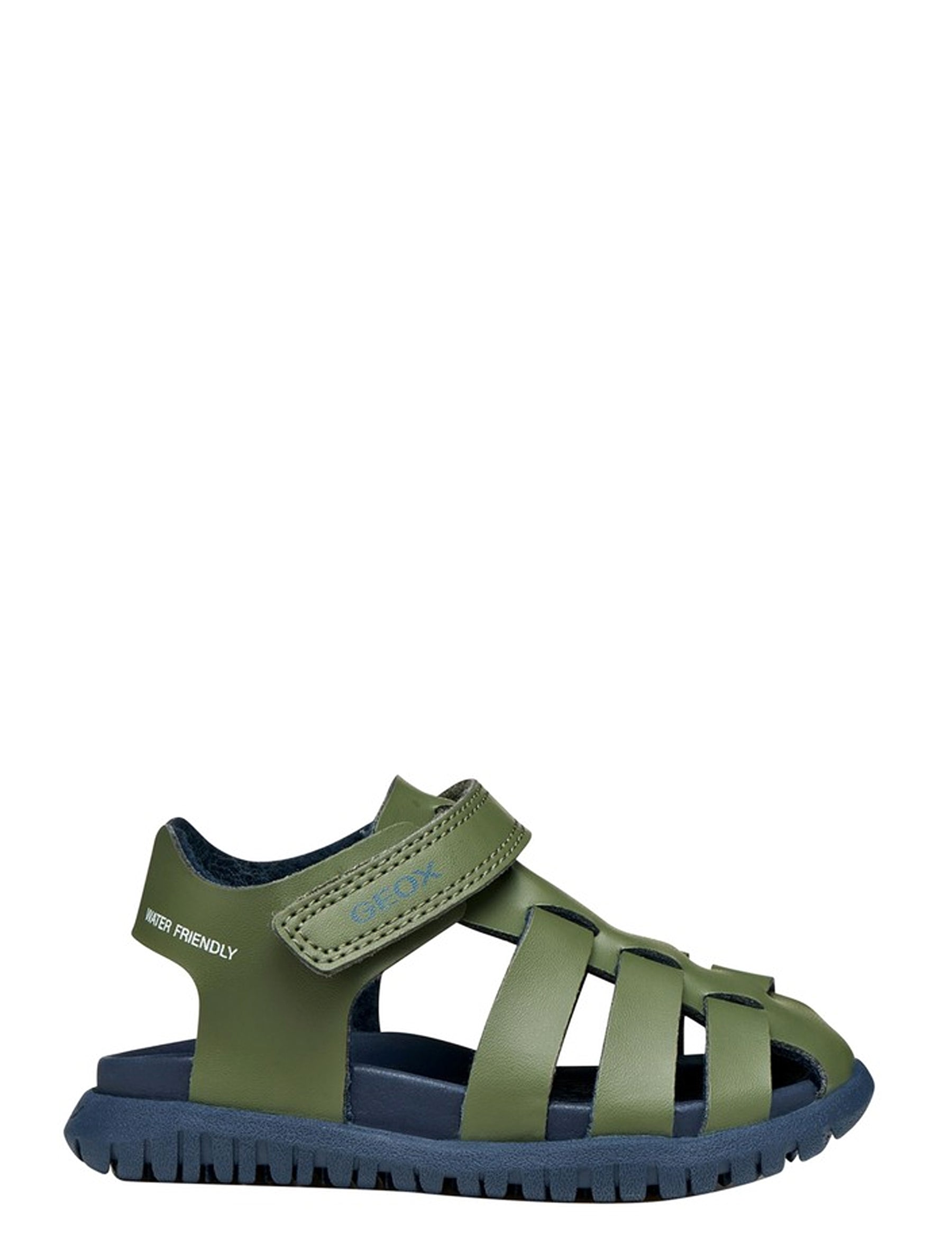 Sandali con strappi Verde Geox
