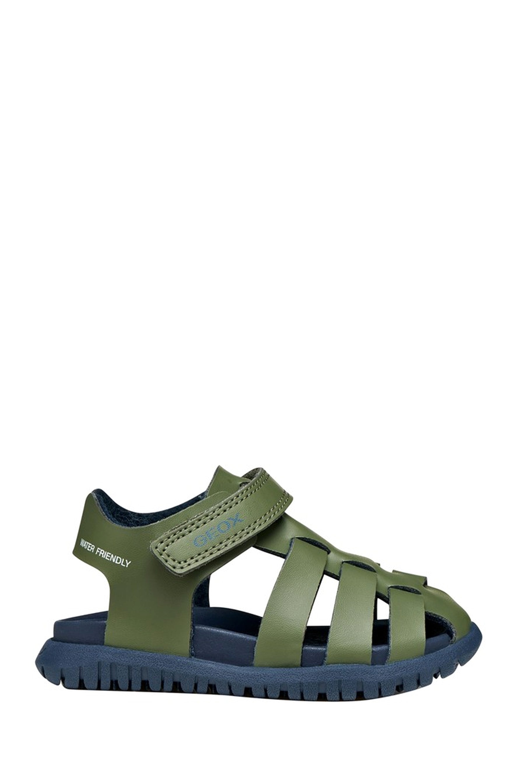 Sandali con strappi Verde Geox