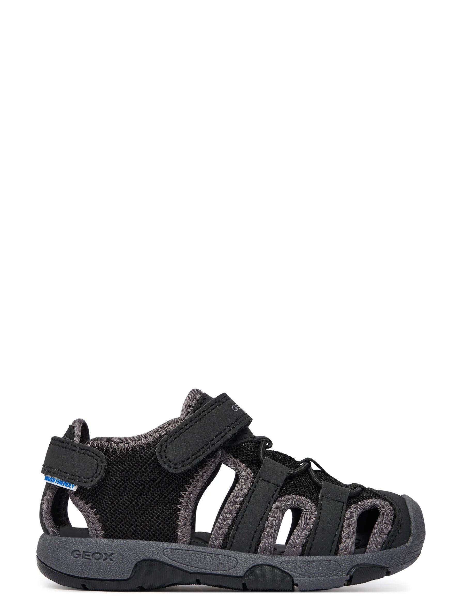 Sandali con strappi Nero Geox