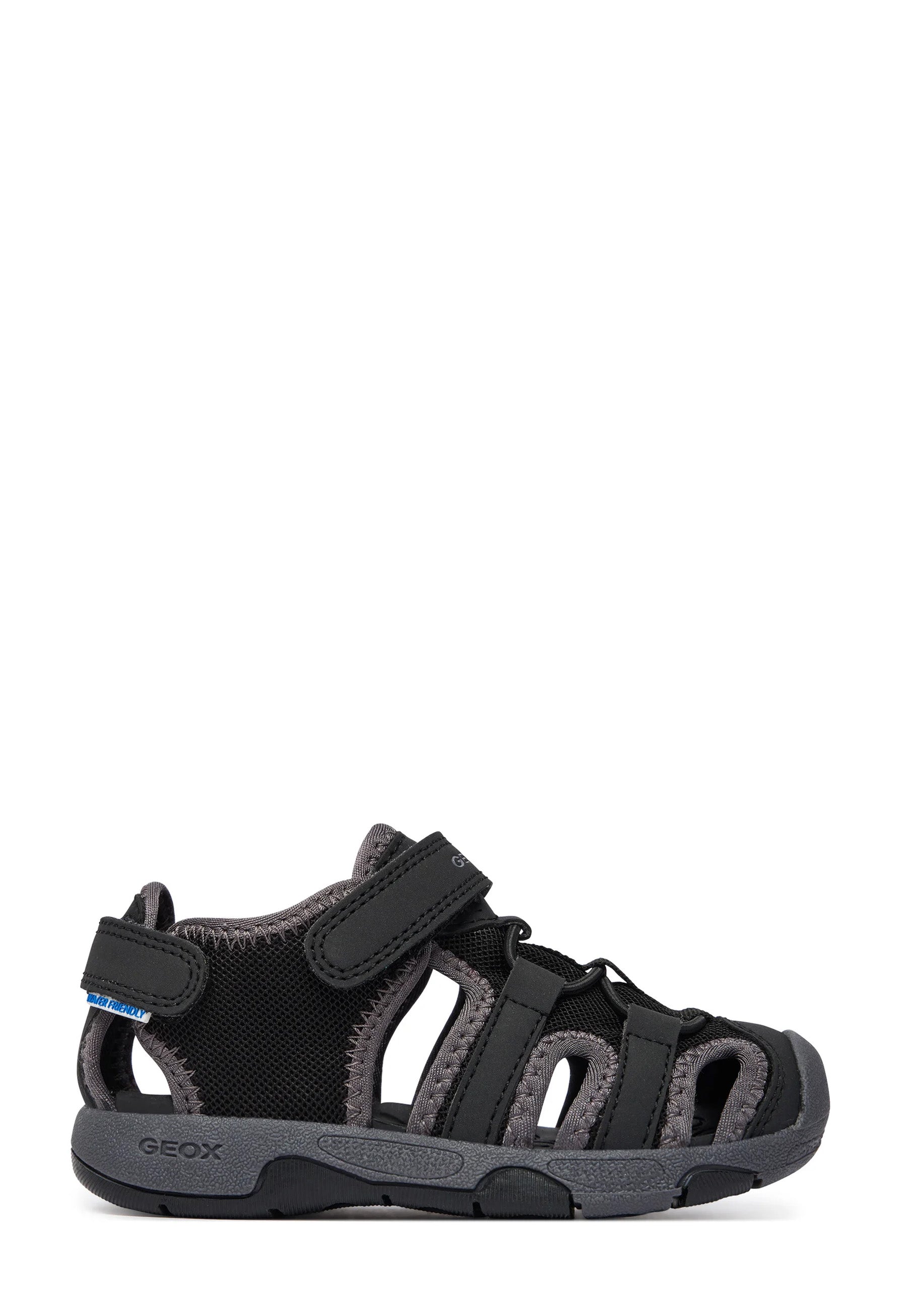Sandali con strappi Nero Geox