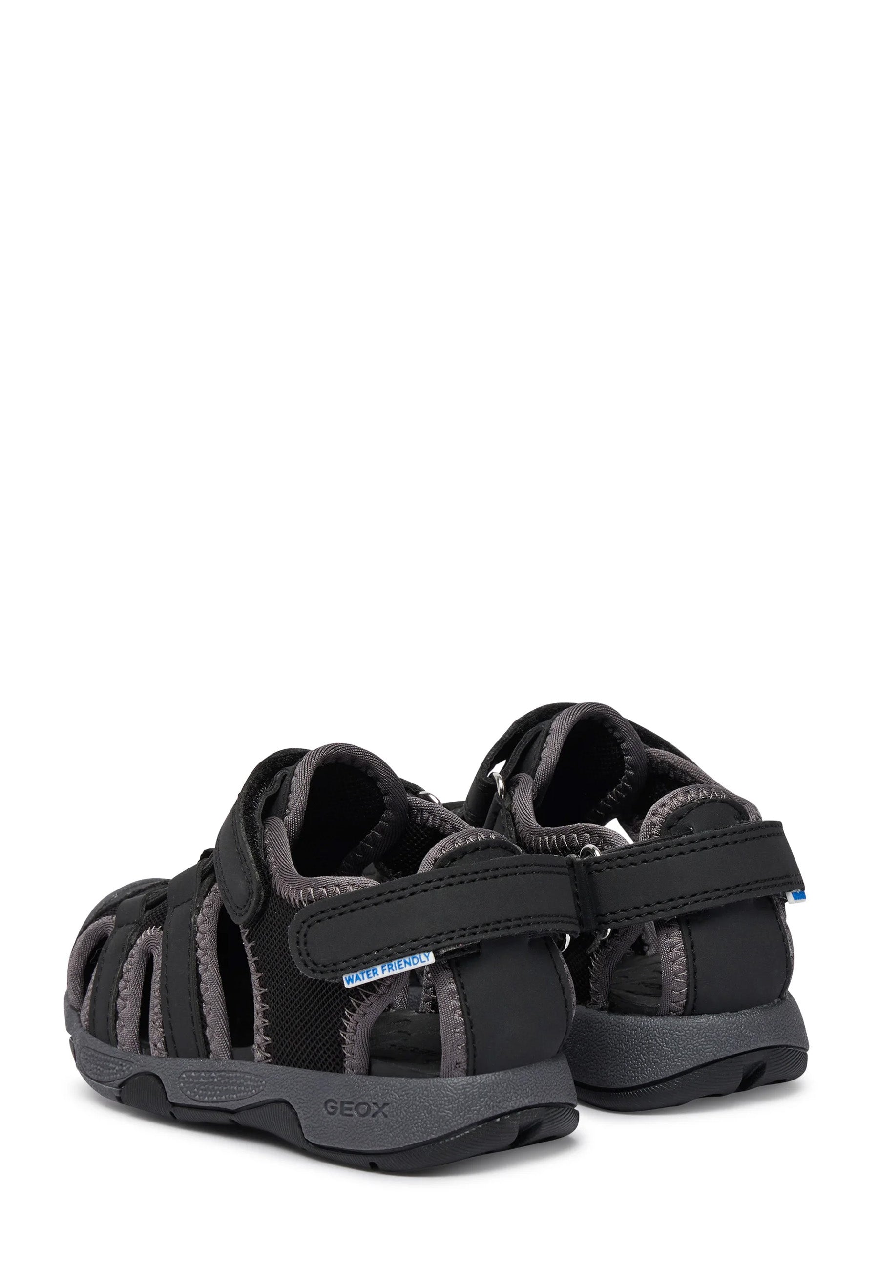 Sandali con strappi Nero Geox