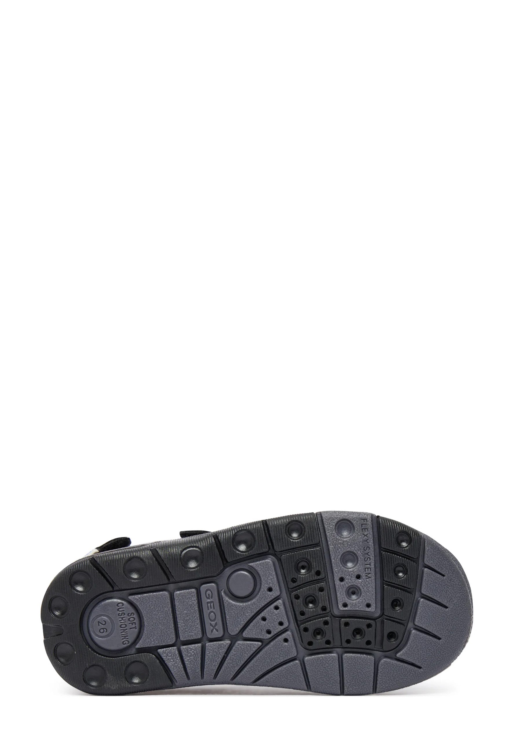Sandali con strappi Nero Geox
