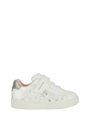 Scarpe con strappi Bianco Argento Geox