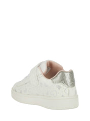 Scarpe con strappi Bianco Argento Geox