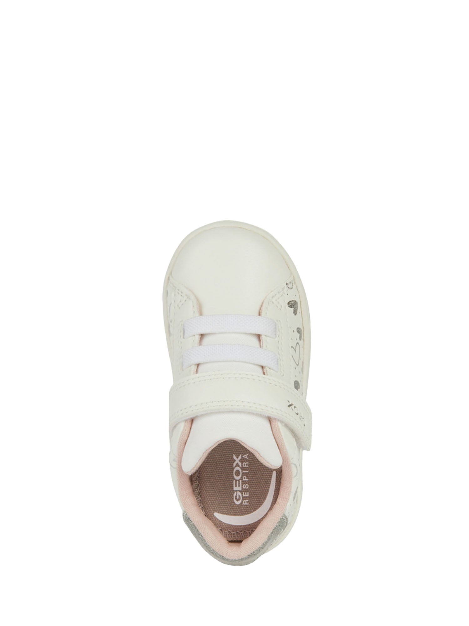 Scarpe con strappi Bianco Argento Geox