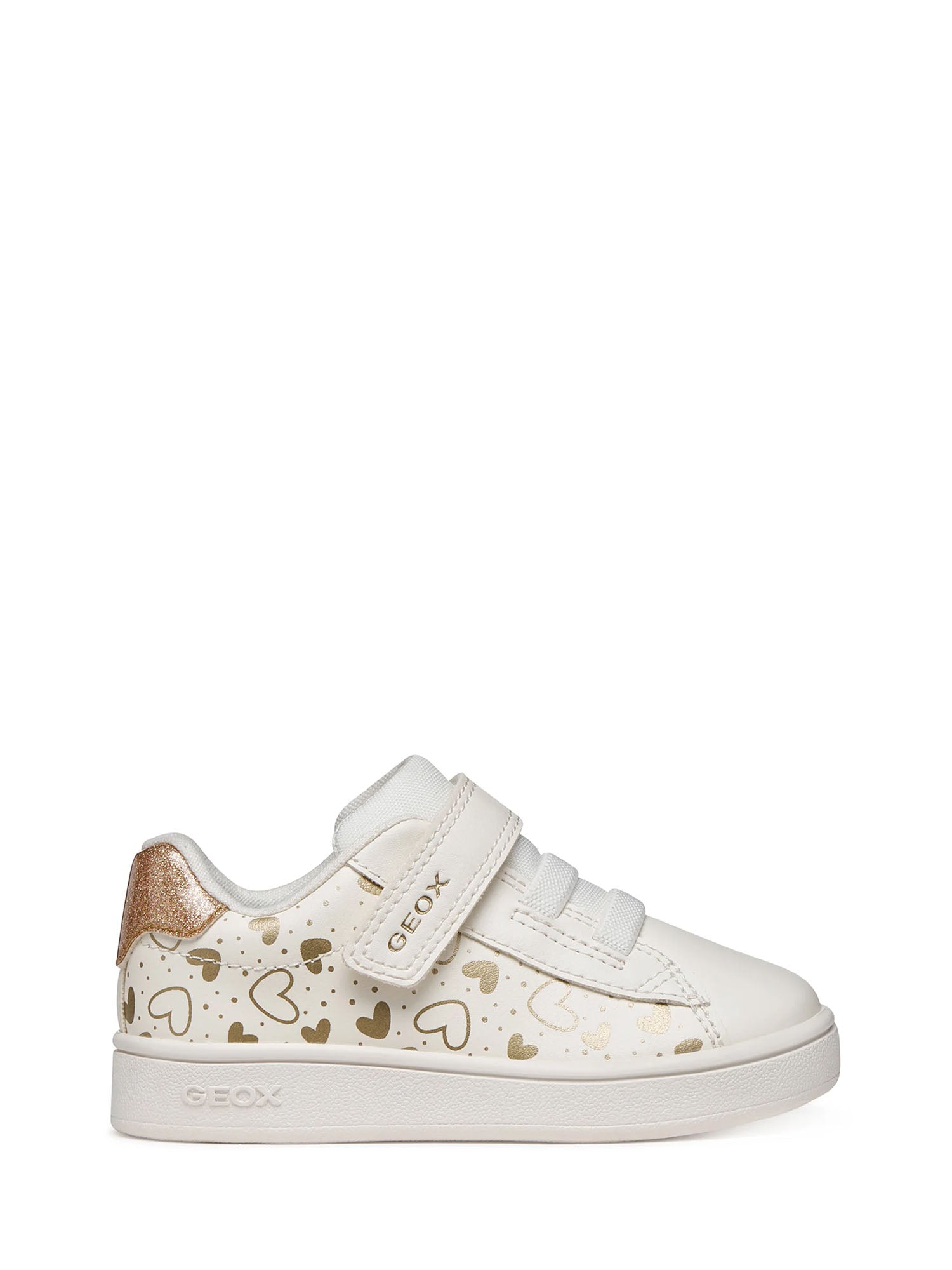Scarpe con strappi Bianco Oro Geox