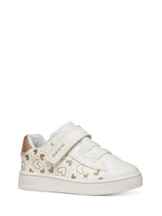 Scarpe con strappi Bianco Oro Geox