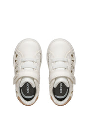 Scarpe con strappi Bianco Oro Geox