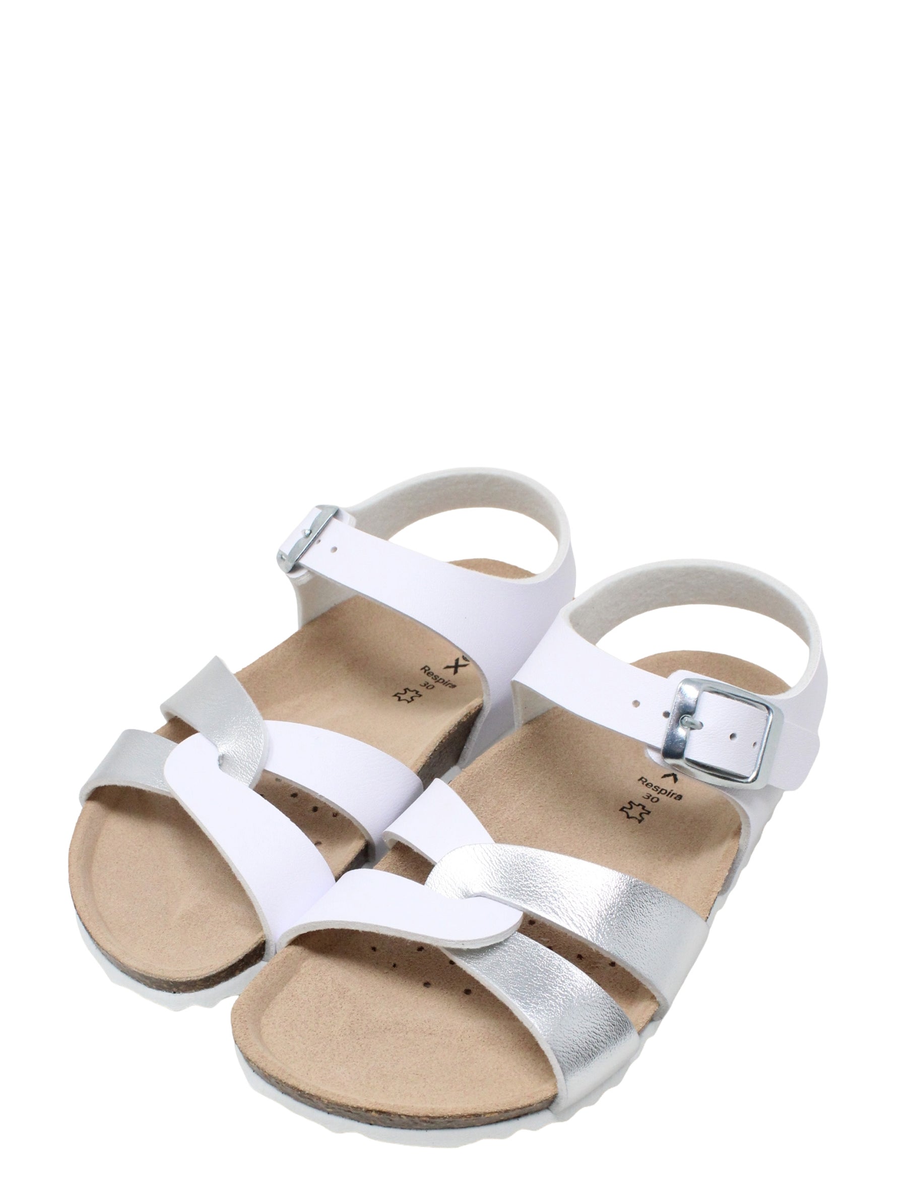 Sandali con strappi Bianco Geox