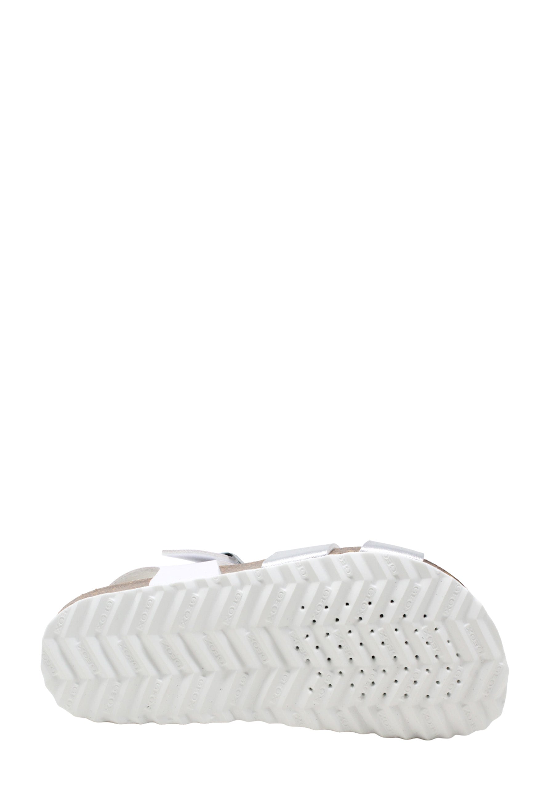 Sandali con strappi Bianco Geox