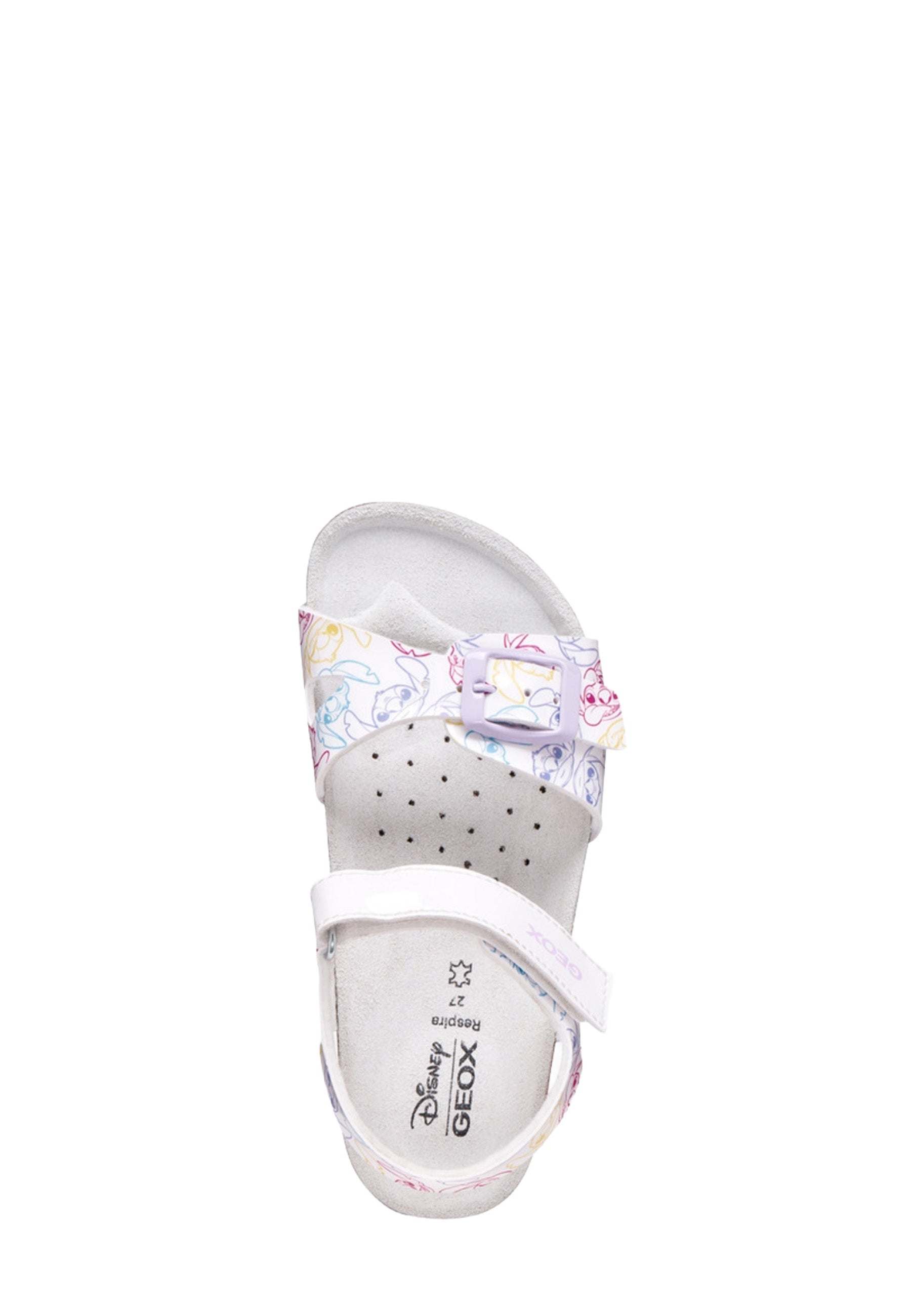 Sandali con strappi Bianco Geox