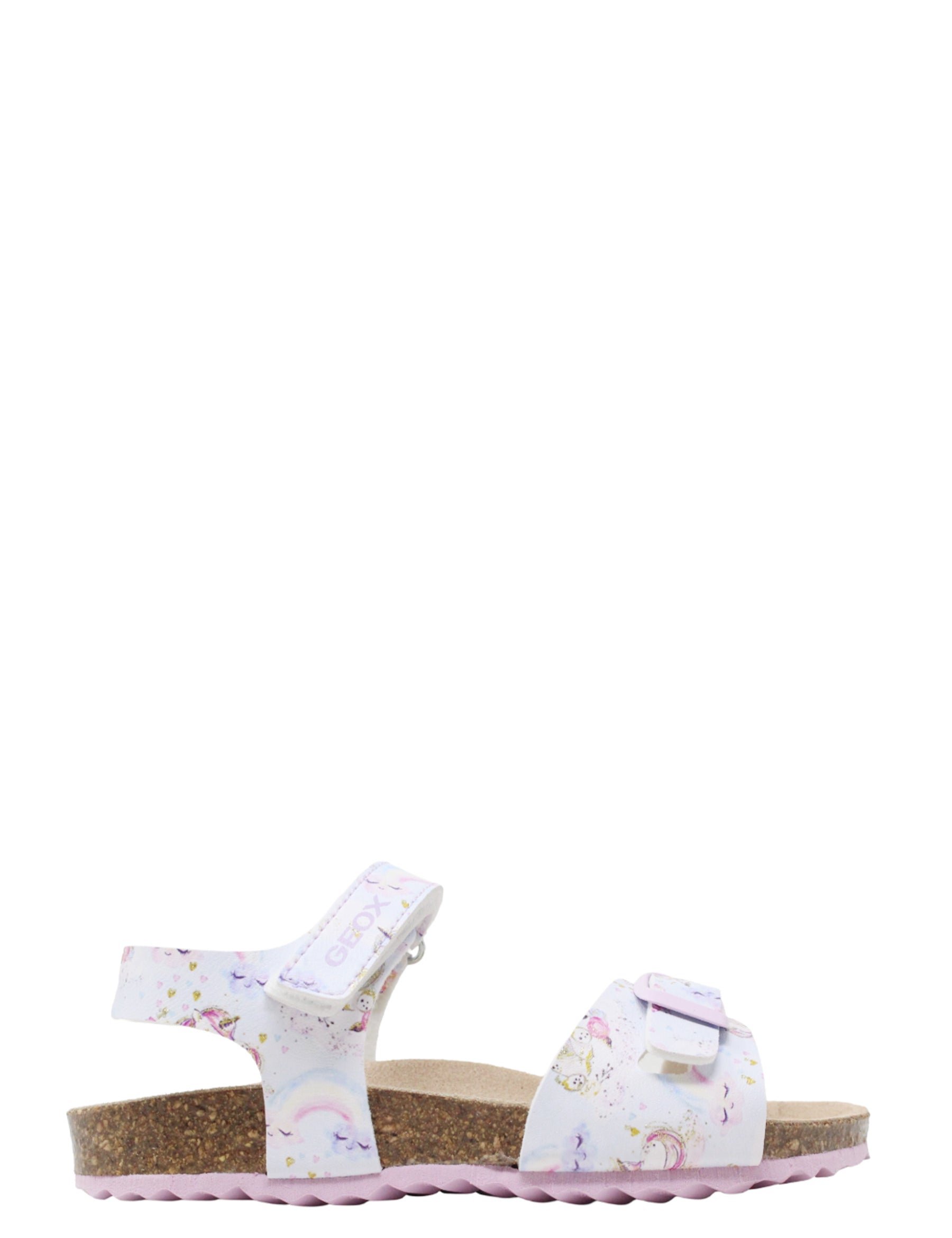 Sandali con strappi Bianco Geox