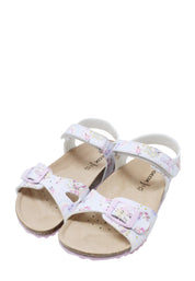 Sandali con strappi Bianco Geox