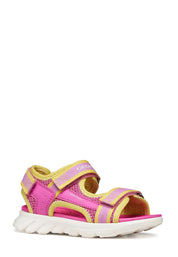 Sandali con strappi Rosa Geox
