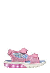 Sandali con strappi Rosa Geox