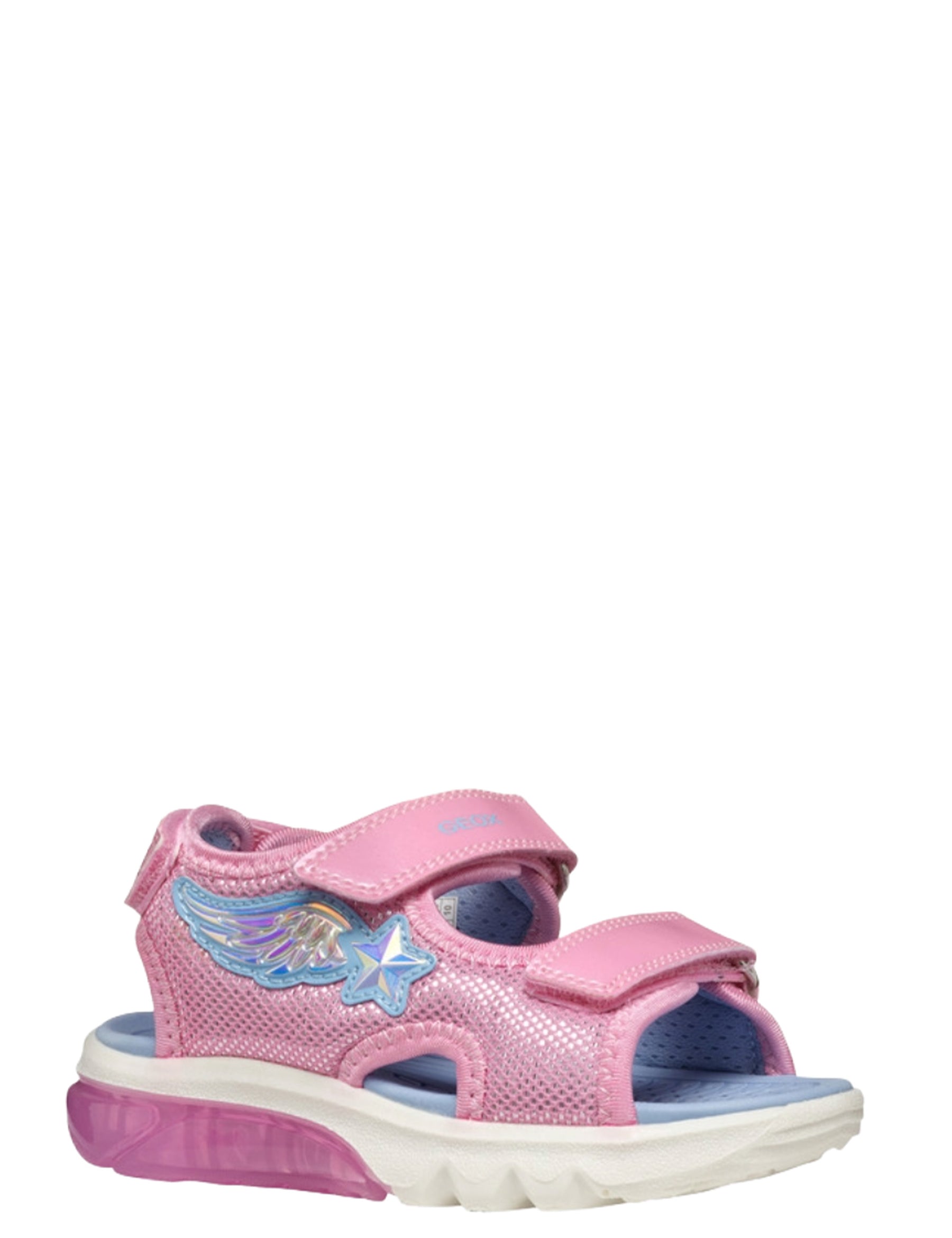 Sandali con strappi Rosa Geox