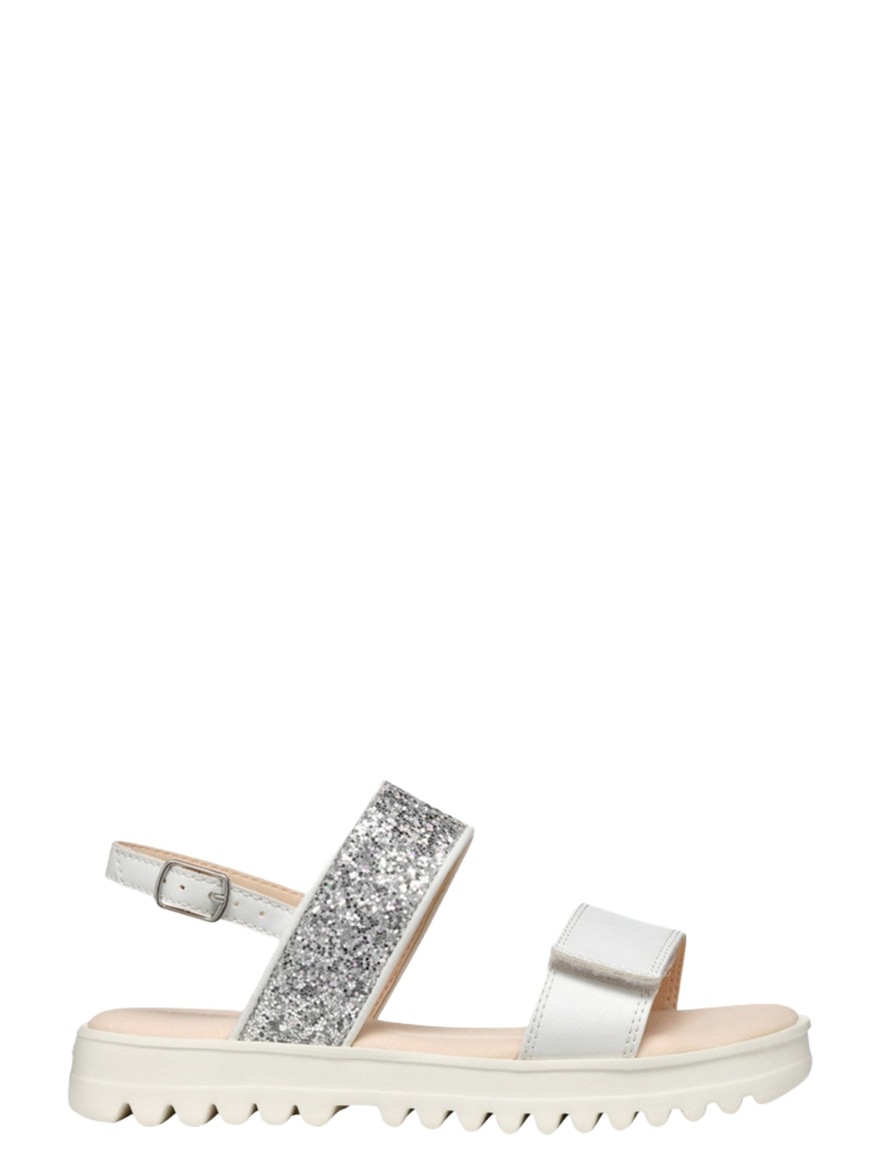 Sandali con strappi Bianco Geox