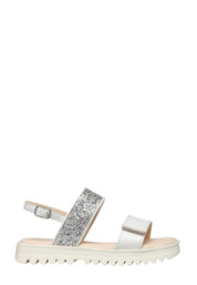 Sandali con strappi Bianco Geox