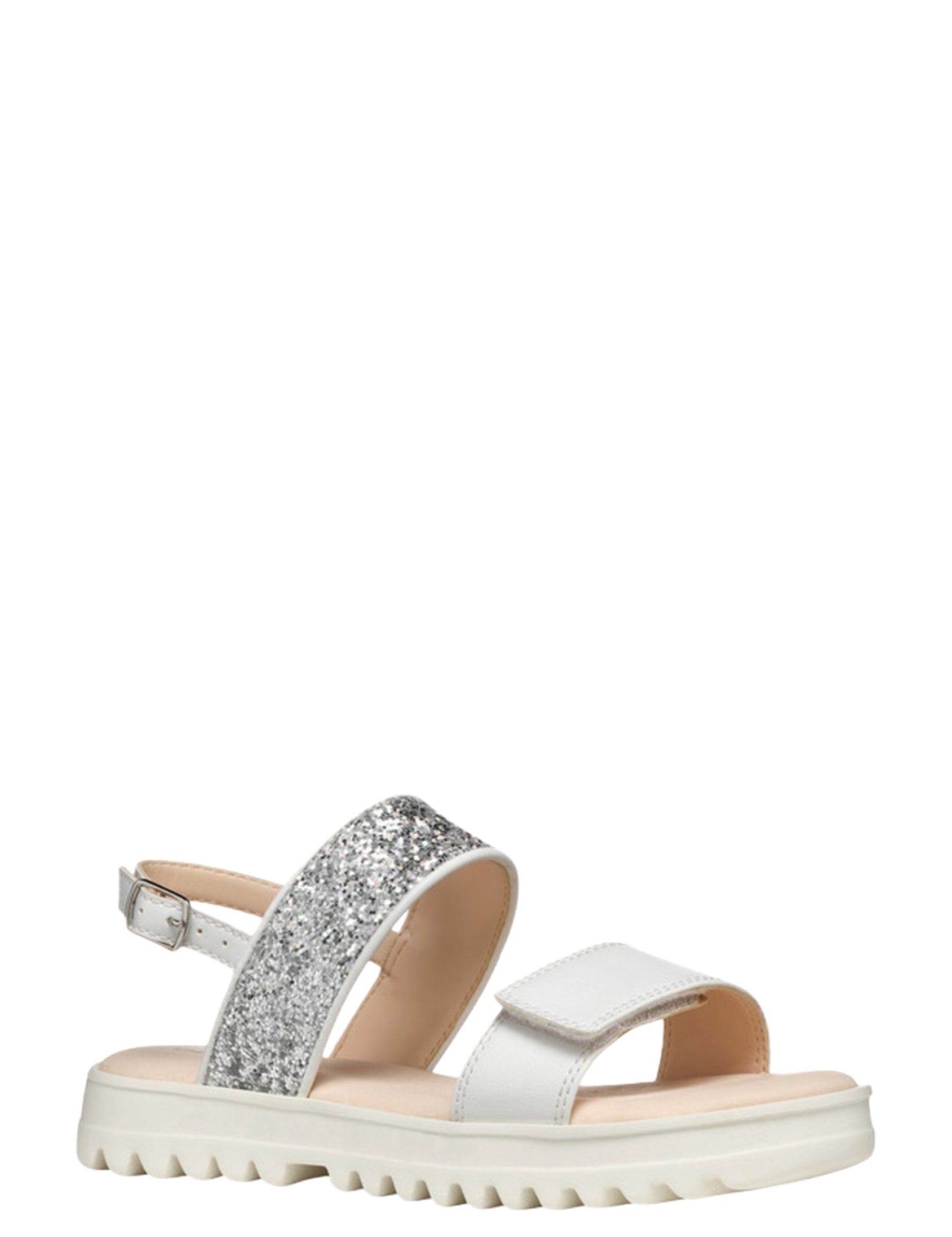 Sandali con strappi Bianco Geox